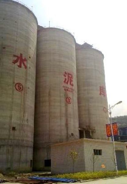 水泥庫清庫，清理鋼板倉