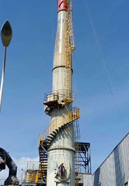 煙囪美化、煙囪彩繪