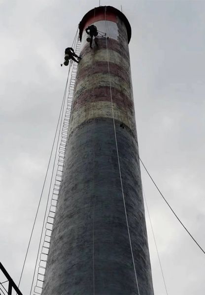 煙囪美化、煙囪彩繪