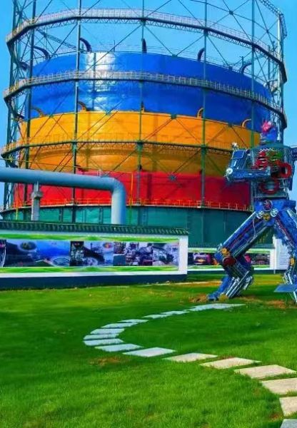 煙囪美化、煙囪彩繪