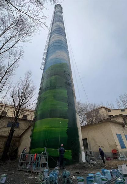 煙囪美化、煙囪彩繪