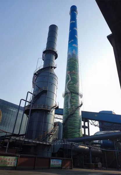 煙囪美化、煙囪彩繪