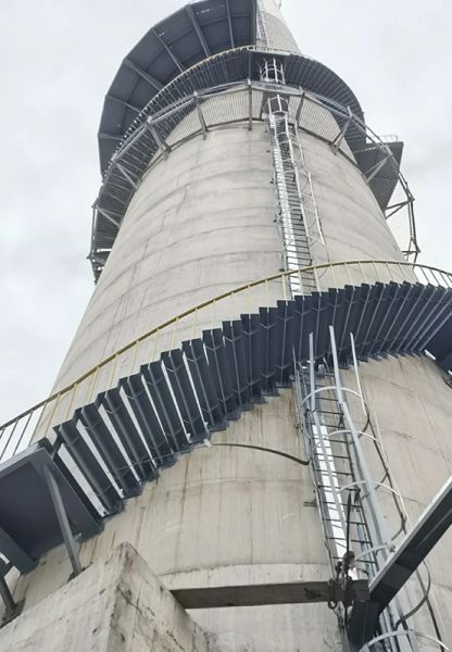 煙囪刷航標、煙囪刷涂料