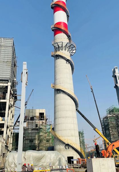 煙囪刷航標、煙囪刷涂料