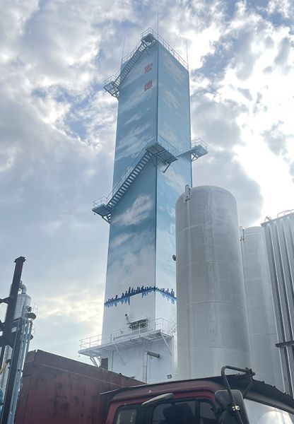 煙囪刷航標(biāo)、煙囪刷涂料