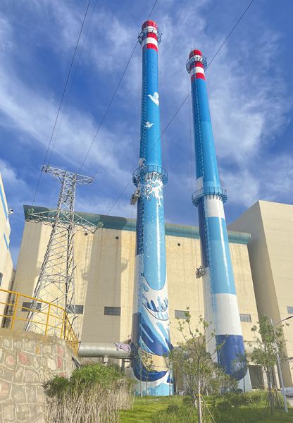 煙囪刷航標(biāo)、煙囪刷涂料