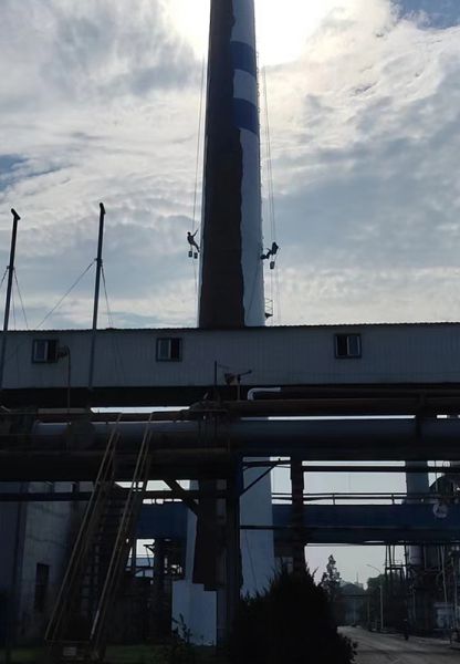 煙囪刷航標、煙囪刷涂料