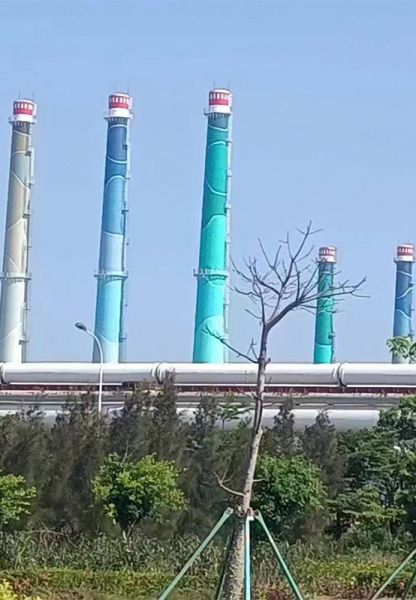 煙囪刷航標(biāo)、煙囪刷涂料