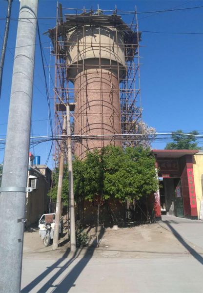 煙囪拆除，水塔拆除