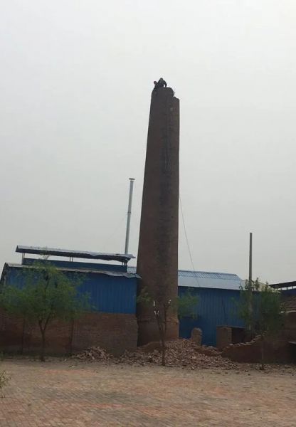 煙囪拆除，水塔拆除