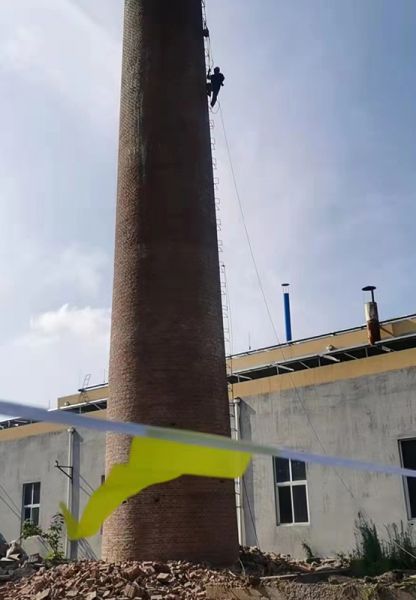 煙囪拆除，水塔拆除