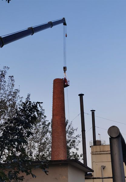 煙囪拆除，水塔拆除