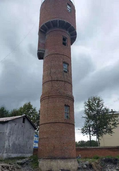 煙囪拆除，水塔拆除