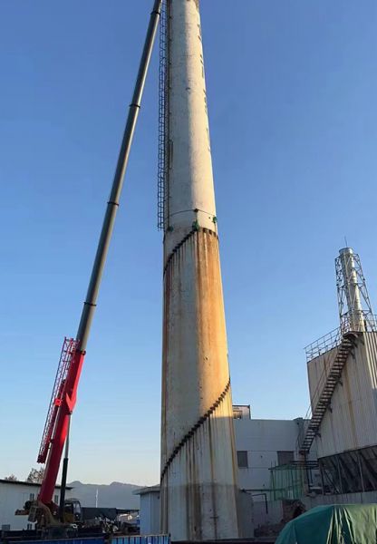 煙囪拆除，水塔拆除